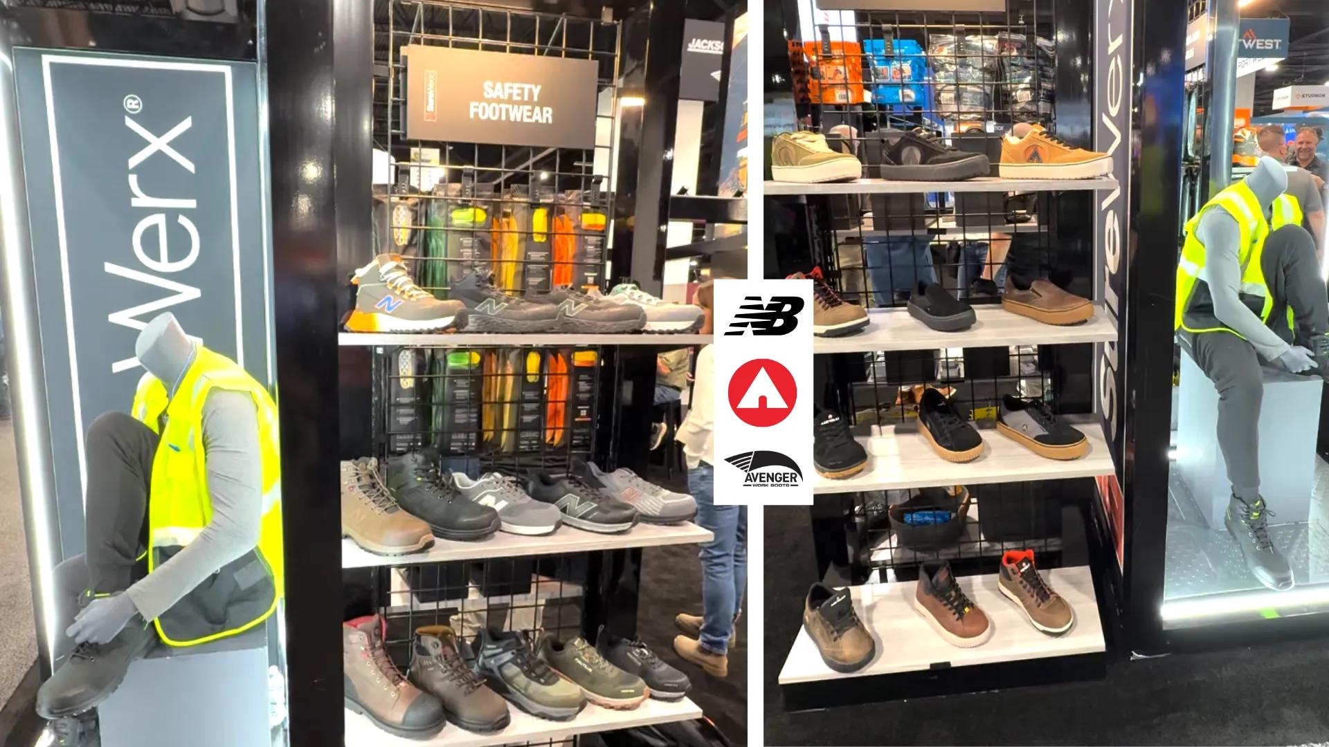 SureWerx Booth at NSC 2025 - SureWerx Footwear New Balance Airwalk Avenger