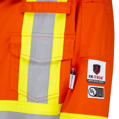 FR-Tech® Hi-Vis 88/12 7 oz FR/ARC–Rated Safety Coveralls – Hi-Vis