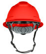 BLOCKHEAD2 Type 2 Full Brim Safety Helmet &ndash; Vented &ndash; Red product photo
