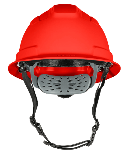 BLOCKHEAD2 Type 2 Full Brim Safety Helmet &ndash; Vented &ndash; Red product photo