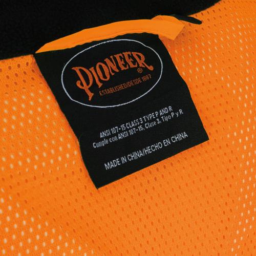 Hi-Vis 300D Ripstop PU-Coated Rain Jacket - 100% Waterproof - Hi-Vis Orange - XL product photo