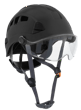 CH-450V Industrial Climbing Hard Hat w/Flip-Up Wraparound Visor - Vented - Black product photo