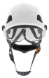 CH-350 Industrial Climbing Hard Hat w/Flip-Up Wraparound Visor - Non-Vented - White product photo