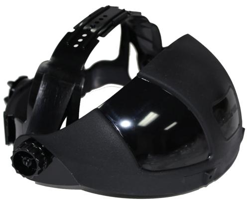 DP4  Series Polycarbonate Face Shield Headgear Replacement - Flip Front Visor Model Replacement - Single Crown - Ratcheting product photo