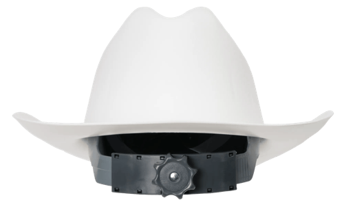 Western Outlaw Hard Hat - White product photo