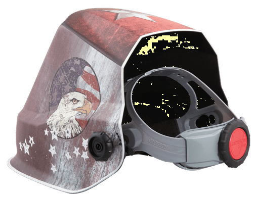 Premium Graphic Welding Helmet - ADF Variable Shade - Freedom product photo