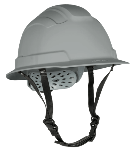 BLOCKHEAD2 Type 2 Full Brim Safety Helmet &ndash; Non-Vented &ndash; Gray product photo
