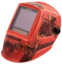 Premium Welding Helmet – Hell Fire – ADF Variable Shade product photo