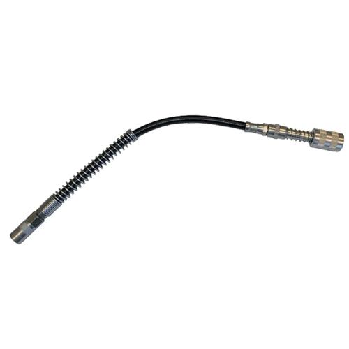 12" Quick Disconnect Grease Gun Whip Hose - 1/8" NPT - 3,500 PSI product photo