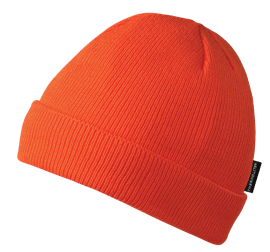 Tuque doubl&eacute;e &ndash; orange haute visibilit&eacute; &ndash; taille unique photo du produit