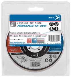Roue de meulage et de d&eacute;coupe Power-Xtreme DUO T27 - Emballage en coquillage - 5 x 5/64 x 7/8. photo du produit