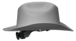 Western Outlaw Hard Hat - Western Brim Style - Gray product photo