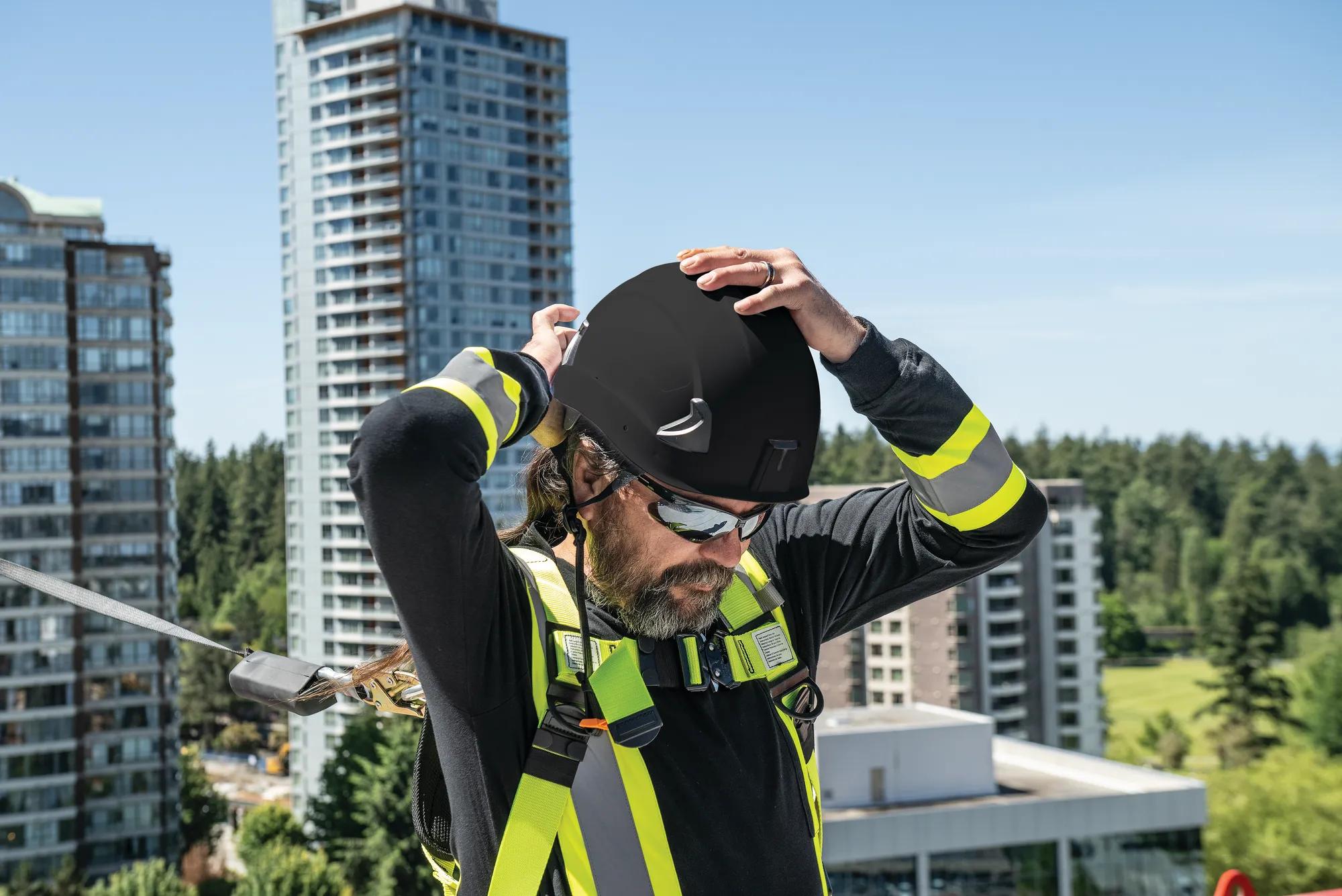 CH-2-300 Type 2 Safety Helmet - Non-Vented - Black | 22904 | Hard