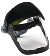 Quad™ 500 Series Face Shield - Ratcheting Headgear - Shade 5 IR Visor product photo
