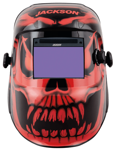 Premium Graphic Welding Helmet - ADF Variable Shade - Bead Demon product photo