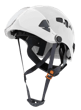 CH-450V Industrial Climbing Hard Hat w/Flip-Up Wraparound Visor - Vented - White product photo