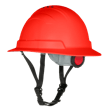 BLOCKHEAD2 Type 2 Full Brim Safety Helmet &ndash; Vented &ndash; Red product photo