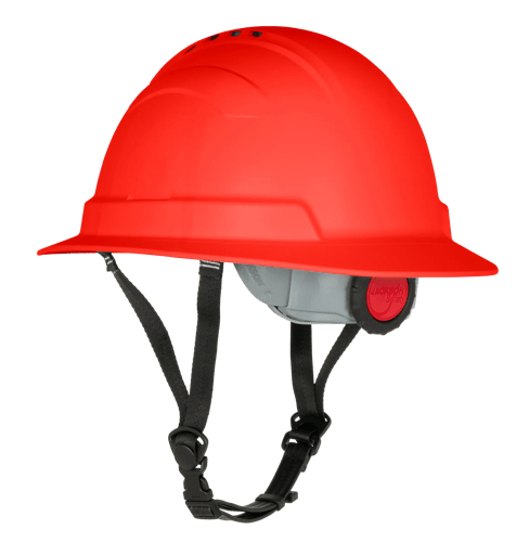 BLOCKHEAD2 Type 2 Full Brim Safety Helmet &ndash; Vented &ndash; Red product photo