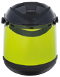 312 Series Premium Arc-Flash-Rated Face Shield - Dual Crown - Ratcheting - 9.9 Ca/cm² Polycarbonate Window - Uncoated product photo