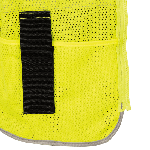 Hi-Vis Poly Mesh Safety Vest - Zipper Closure - Hi-Vis Yellow/Green - M product photo