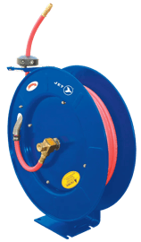 D&eacute;vidoir robuste r&eacute;tractable pour tuyau d'air/eau de 1/2 po x 50 pi photo du produit