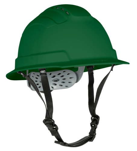 BLOCKHEAD2 Type 2 Full Brim Safety Helmet &ndash; Vented &ndash; Green product photo