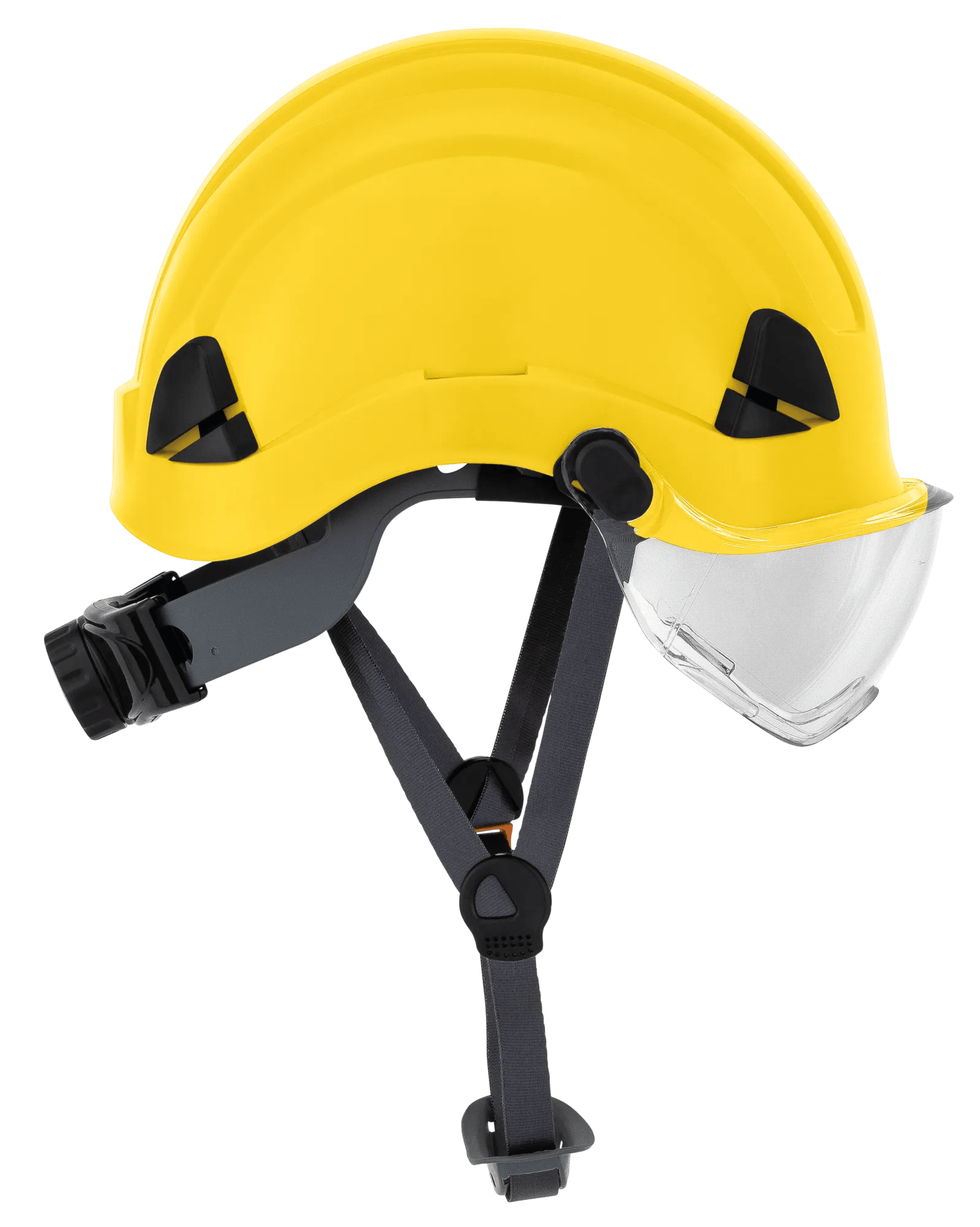 CH-350 Industrial Climbing Hard Hat - Flip-Up Wraparound Visor