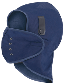 Doublure de casque de s&eacute;curit&eacute; doubl&eacute;e de molleton &ndash; Protection faciale amovible &ndash; Marine &ndash; Unitaille photo du produit