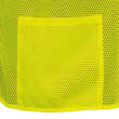 Hi-Vis Self-Extinguishing FR Poly Mesh Safety Vest - Zipper Closure - Hi-Vis Yellow/Green - 2XL product photo