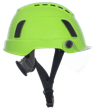 XS2-500 Type 2 Safety Helmet w/Flip–Up Visor – Vented – Hi-Vis Green product photo