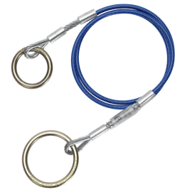 Cable Sling Anchorage Connector - 3ft - Zinc Plated O Rings product photo