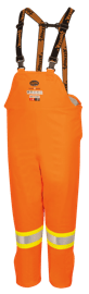 Salopette de pluie isolante Flash-Gard&reg; ignifuge/anti-arc &eacute;lectrique &ndash; Orange haute visibililt&eacute; &ndash; Taille homme G photo du produit
