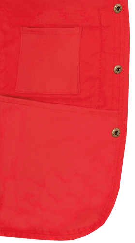 Hi-Vis 600D PU-Coated Oxford Poly Surveyor's Safety Vest - Snap