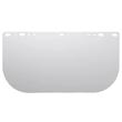 PETG Face Shield Window &ndash; Shape E &ndash; 8 x 15.5 x 0.040" &ndash; Unbound &ndash; Clear &ndash; Uncoated product photo