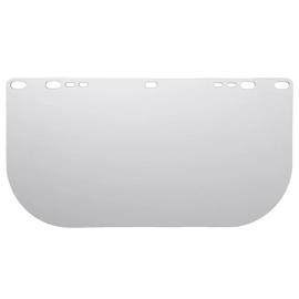 PETG Face Shield Window &ndash; Shape E &ndash; 8 x 15.5 x 0.040" &ndash; Unbound &ndash; Clear &ndash; Uncoated product photo