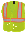 Hi-Vis Poly Mesh Tear-Away Safety Vest - Hi-Vis Yellow/Green - 2/3XL product photo