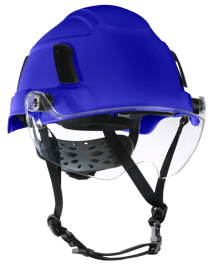 XS2-550 Series Type 2+ Safety Helmet - Flip-Up Visor - Blue product photo