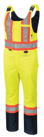 Salopette de s&eacute;curit&eacute; &laquo;Defender&reg;&raquo; ignifuge/anti-arc &eacute;lectrique/antistatique en trilamin&eacute; Oxford 300D &ndash; Jaune/vert haute visibilit&eacute; &ndash; 2TG photo du produit