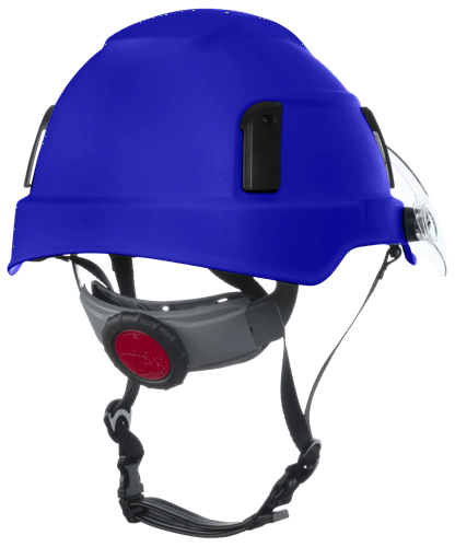 XS2-500 Series Type 2+ Safety Helmet w/Flip-Up Visor - Blue product photo