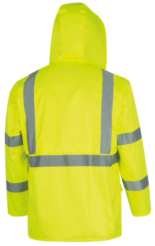 Hi-Vis 150D Oxford Poly/PU Waterproof Suit - Hi-Vis Yellow/Green - 4XL product photo