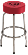 29" Shop Stool - Heavy Duty - 400 lb Capacity - High Density Foam - Red product photo