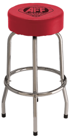 29" Shop Stool - Heavy Duty - 400 lb Capacity - High Density Foam - Red product photo