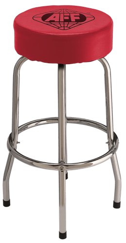 29" Shop Stool - Heavy Duty - 400 lb Capacity - High Density Foam - Red product photo