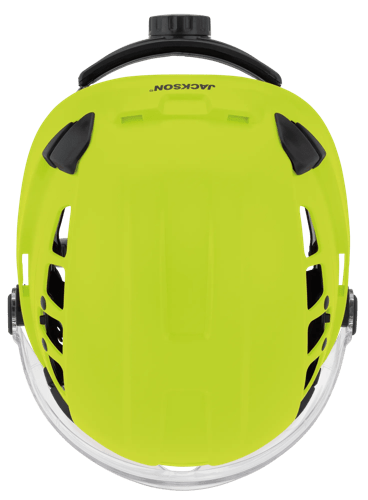 CH-450V Industrial Climbing Hard Hat - Flip-Up Wraparound Visor - Vented - Type 1 - Hi-Vis Green product photo