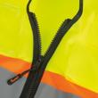 Hi-Vis Tricot Poly Safety Vest - Adjustable - Hook & Loop Closure - Hi-Vis Yellow/Green - 4/5XL product photo