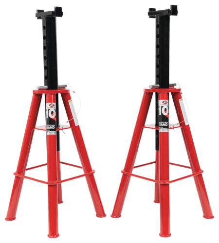 10-Ton Pin-Style Truck Jack Stand Set product photo