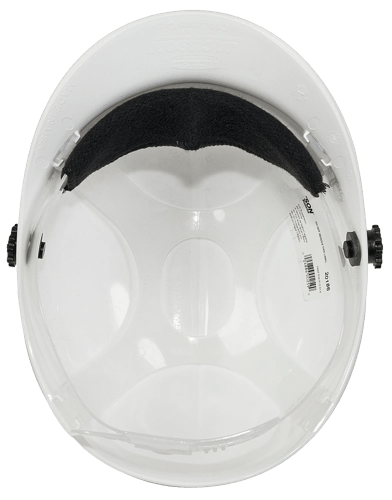 C10 Series Bump Cap with Face Shield Attachment - White product photo