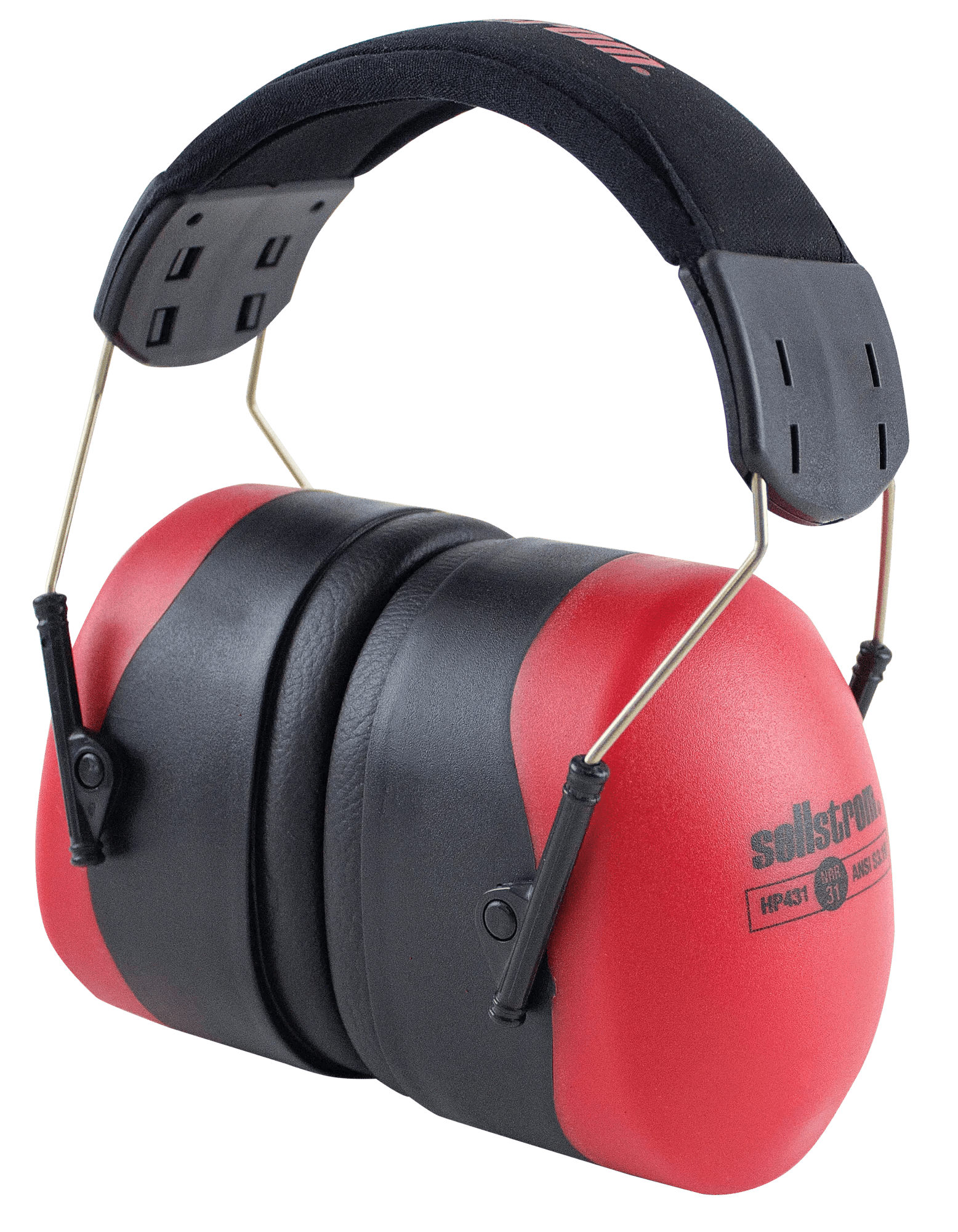 HP431 Premium Earmuffs – Black/Red | S23406 | Ear Muffs