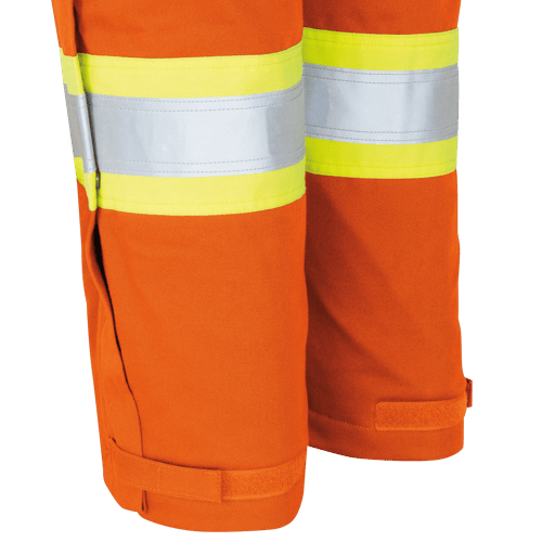 Salopette de s&eacute;curit&eacute; FR-Tech&reg; matelass&eacute; ignifuge/anti-arc &eacute;lectrique pour femme &ndash; Orange haute visibilit&eacute; &ndash; Taille femme G photo du produit