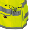 Hi-Vis Poly Mesh Surveyor's Safety Vest -  Zipper Closure - Hi-Vis Yellow/Green - M product photo